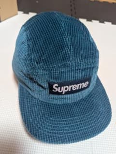 Supreme コーデュロイキャップ 青 - メルカリ