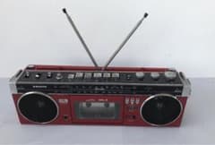 SANYO MR-U4MK2 赤 ラジカセ 昭和レトロ動作訳あり(D193) - メルカリ