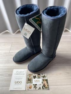 UGG オーストラリア製 Classic Tall IIブルー ロングブーツ - メルカリ