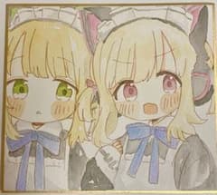 才羽モモイ 才羽ミドリ ブルーアーカイブ ブルアカ 手描きイラスト