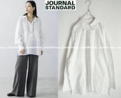 2024ジャーナルスタンダード☆nude vintageレースパッチワークシャツ