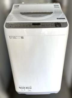 東京近隣地域限定 送料無料❗️2022年製 シャープ 縦型全自動洗濯乾燥