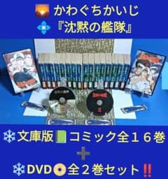 かわぐちかいじ♢沈黙の艦隊❄️文庫版コミック全16巻➕❄️DVD全2
