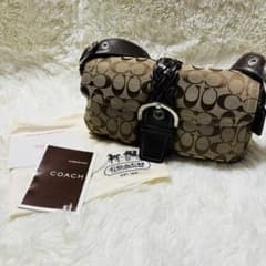 極美品】コーチ ワンショルダーバッグ ソーホー シグネチャー y2k 6314