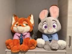 ニック・ワイルドとジュディ・ホップス ぬいぐるみセット お顔厳選