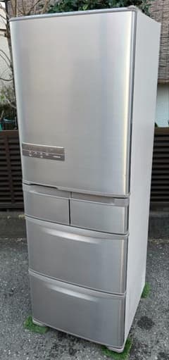 日立大型5ドア冷凍冷蔵庫401L節電モードLED照明自動製氷機能付き2017年