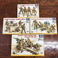 1/35 ソビエト軍模型セット (4点)0127o0128 - メルカリ