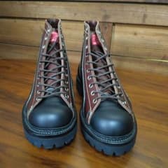 EVISU 山根靴店 モンキー ブーツ 新品 エヴイス 道楽 黒x茶 - メルカリ