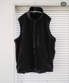 sumari フリースベスト ブラック ennoy optstuff - メルカリ