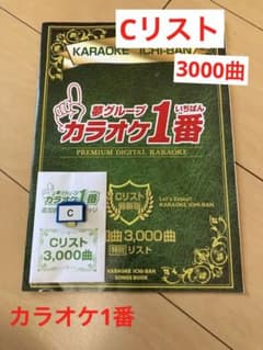 カラオケ1番 一番 3000曲追加曲カートリッジ C曲リスト冊子 yk3008