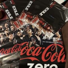 EXILE コカコーラゼロ クリアファイル ポスター - メルカリ