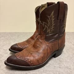 希少 Tony Lama ウエスタンブーツ 刺繍 リザードトゥ Y2K 25EE - メルカリ