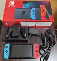 Nintendo Switch 本体 青/赤 Joy-Con - メルカリ