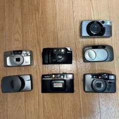 コンパクトフィルムカメラ 7台セット 通電確認済 一部ジャンク品も有