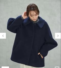 Newans プードルコクーンコート 笹川友里さんコラボ ハッシュ