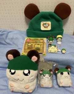 匿名配送】とっとこハム太郎 かぶるくん ぬいぐるみ 小物等 当時品9点