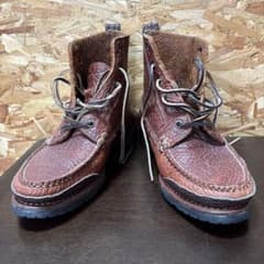 ブルックスブラザーズ&ランコート wネーム モカブーツ ビブラム仕様