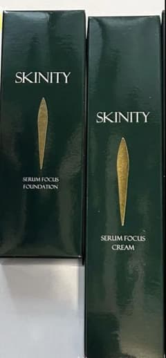 SKINITY セラムフォーカスクリーム1本・ファンデーション1本セット売り