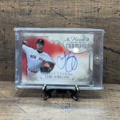 カートシリング 世界25枚限定 ファイブスター 直筆サインカード レッド