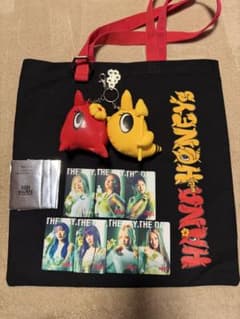 HANA グッズ3点セット（トートバッグ、キーホルダー、ボディメンテ