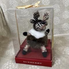BURBERRY バーバリー ノバチェック トナカイ ぬいぐるみ ブラウン系
