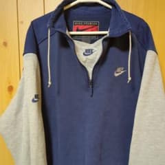 希少】90s NIKE premier ナイキ ハーフジップ スウェット L - メルカリ