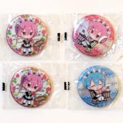 リゼロ ラム・レム 缶バッジ 4個まとめ売り - メルカリ