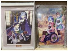 MF文庫J20周年記念 リゼロ アクリル額装入り複製原画 - メルカリ