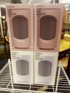 Cerca Mini Fan Heater ピンク・ホワイト - メルカリ