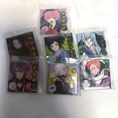 刀剣乱舞 スクエア缶バッジ 加州清光 大和守安定 秋田 歌仙兼定 鳴狐