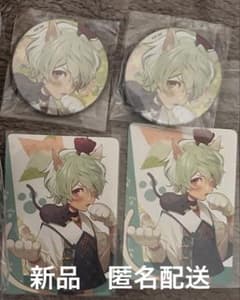 カラマリ オトメイト 冬の市 幼少期 缶バッジ パルカ 笹塚尊 4点セット