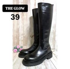 極美品✨【THE glow】CANAL JEAN☆ロングブーツ☆黒☆24.5cm - メルカリ