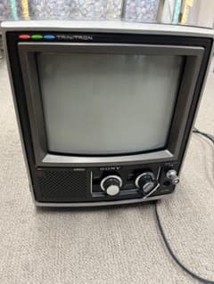 SONY TRINITRON 小型ブラウン管テレビ 昭和レトロ インテリア - メルカリ