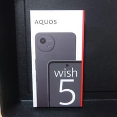 AQUOS wish 5 ブラック 新品 - メルカリ