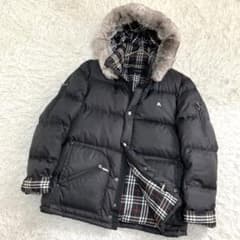 17430✨Y2K バーバリーブラックレーベル 3way ファーダウンジャケット