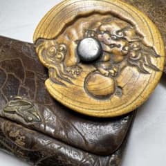 極上獅子根付たばこ入 70g 東Y8-0203② - メルカリ