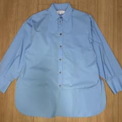 ENFOLD エンフォルド TWIN SHIRT 水色 サイズ38 - メルカリ