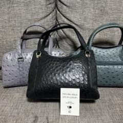 JRA オーストリッチ クラインカルー ハンドバッグ 3点セット - メルカリ