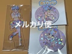アイカツスターズ！ サンリオコラボ 花園きらら 缶バッジ アクリル