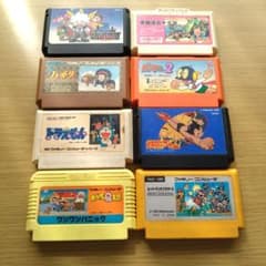 ファミコンソフト まとめ売り8点セット - メルカリ