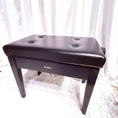 YAMAHA ピアノ 椅子 ブラック NO.51 - メルカリ