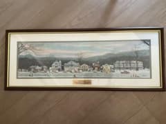 希少】ノーマンロックウェル美術館購入 代表作品ストックブリッジ 額装