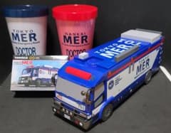 TOKYO MER ポップコーンバケット、ミニカー、ドリンクカップのセット