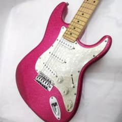 レアカラー！Bacchus ピンクラメ ストラト 大村孝佳 - メルカリ