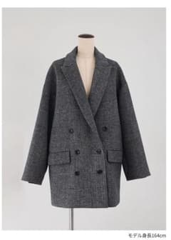 値下 FORME 東原亜希 コート チェック ノベルティ付き ジャケット