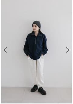 ハーフジップフリースプルオーバー/CAVEZA ROSSO/カベサロッソ - メルカリ