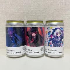 魔法少女ノ魔女裁判 ラベル缶 ステッカー 桜庭エマ 二階堂ヒロ 城ケ崎