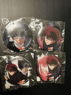 幽☆遊☆白書 j-world 飛影の氷泪石すくい 缶バッジ 4点 - メルカリ