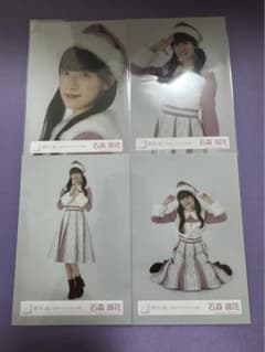 櫻坂46 生写真 石森璃花 2024年 クリスマスサンタ衣装 4種コンプ
