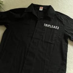 最終値下げ】TRIPLE AXE ワークシャツ オープンカラーシャツ Lサイズ